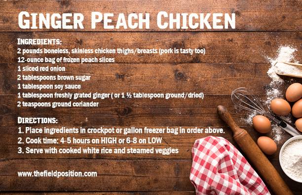 SL Ginger Peach Chicken
