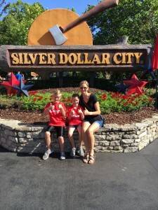 Customer families enjoying Silver Dollar City